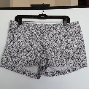 J Crew Floral Print Shorts Size 10